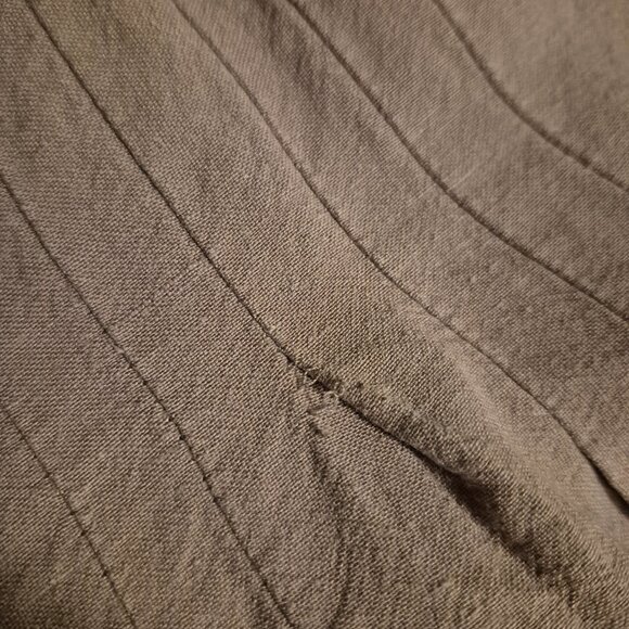 Ira Loves Mae Lavender Linen Smock Dress Girls Size 8 - Picture 4 of 4